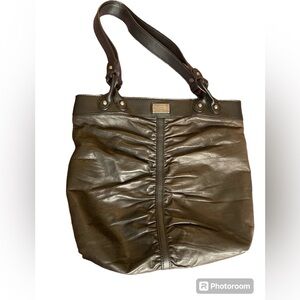 Simply Vera Wang Black Leather Purse Bag